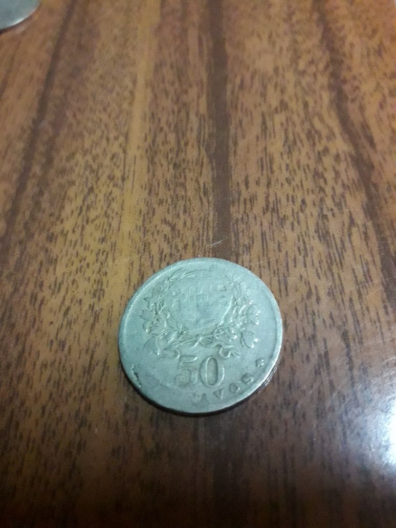 Moeda antiga de 50centavos