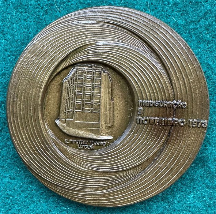 Medalha comemorativa em bronze