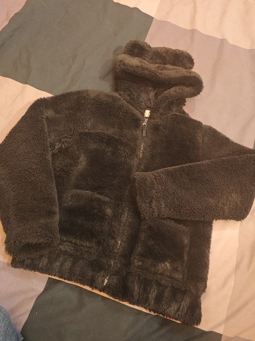 Futerko miś h&m 146/152 bluza kurteczka czarna bdb