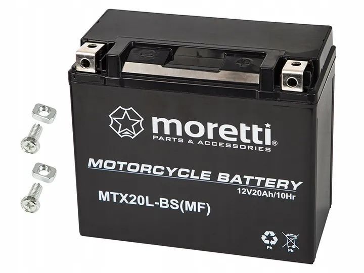 Akumulator Moretti AGM 12V 18AH MTX20L-BS/YTX20L-BS AGM Rybnik
