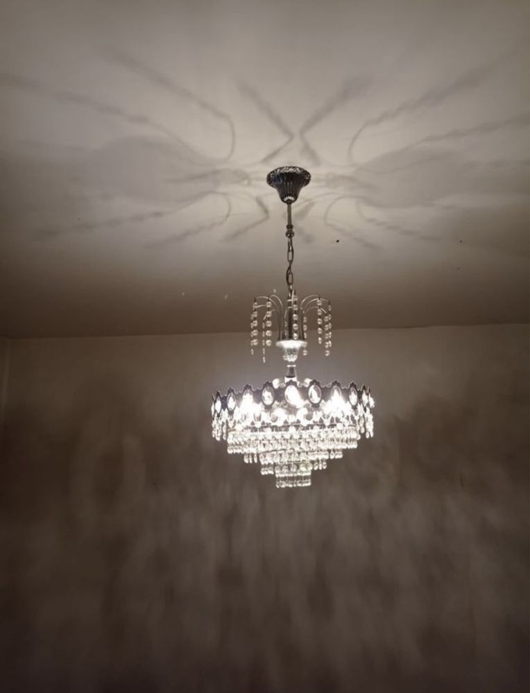 Candeeiro / Candelabro de Cristal