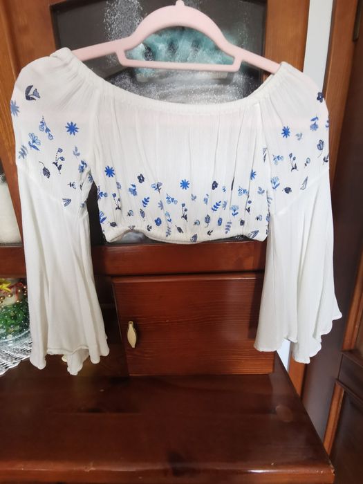 Biała bluzeczka na lato