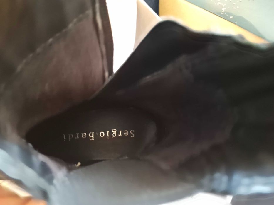 Skórzane botki Sergio Bardi rozm 36 wkladka 22.8 cm