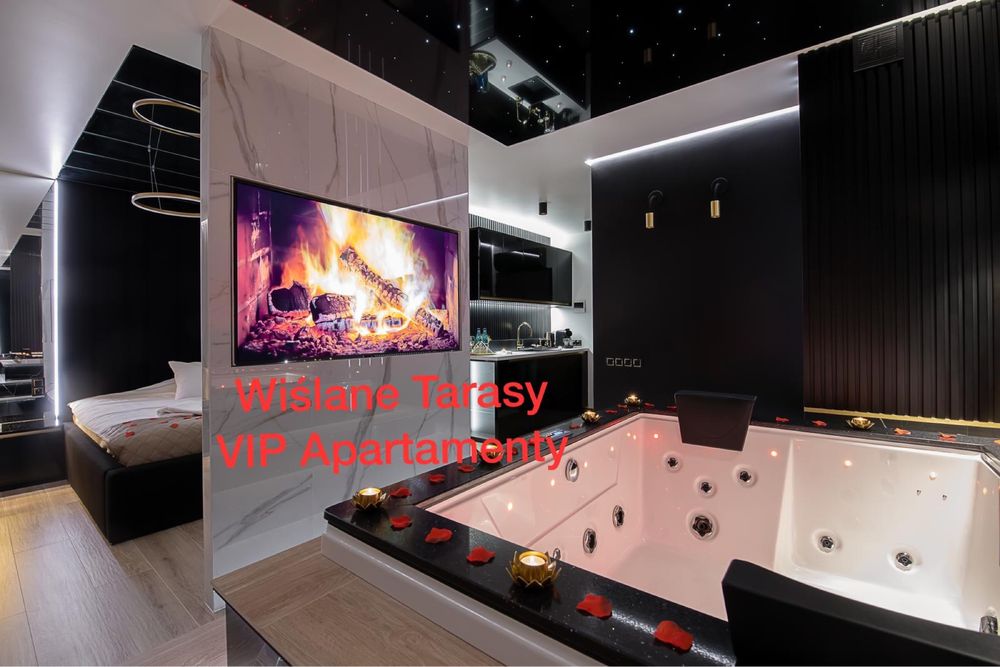 Kraków VIP Apartamenty z JACUZZI- Garaż- WIŚLANE TARASY 2.0