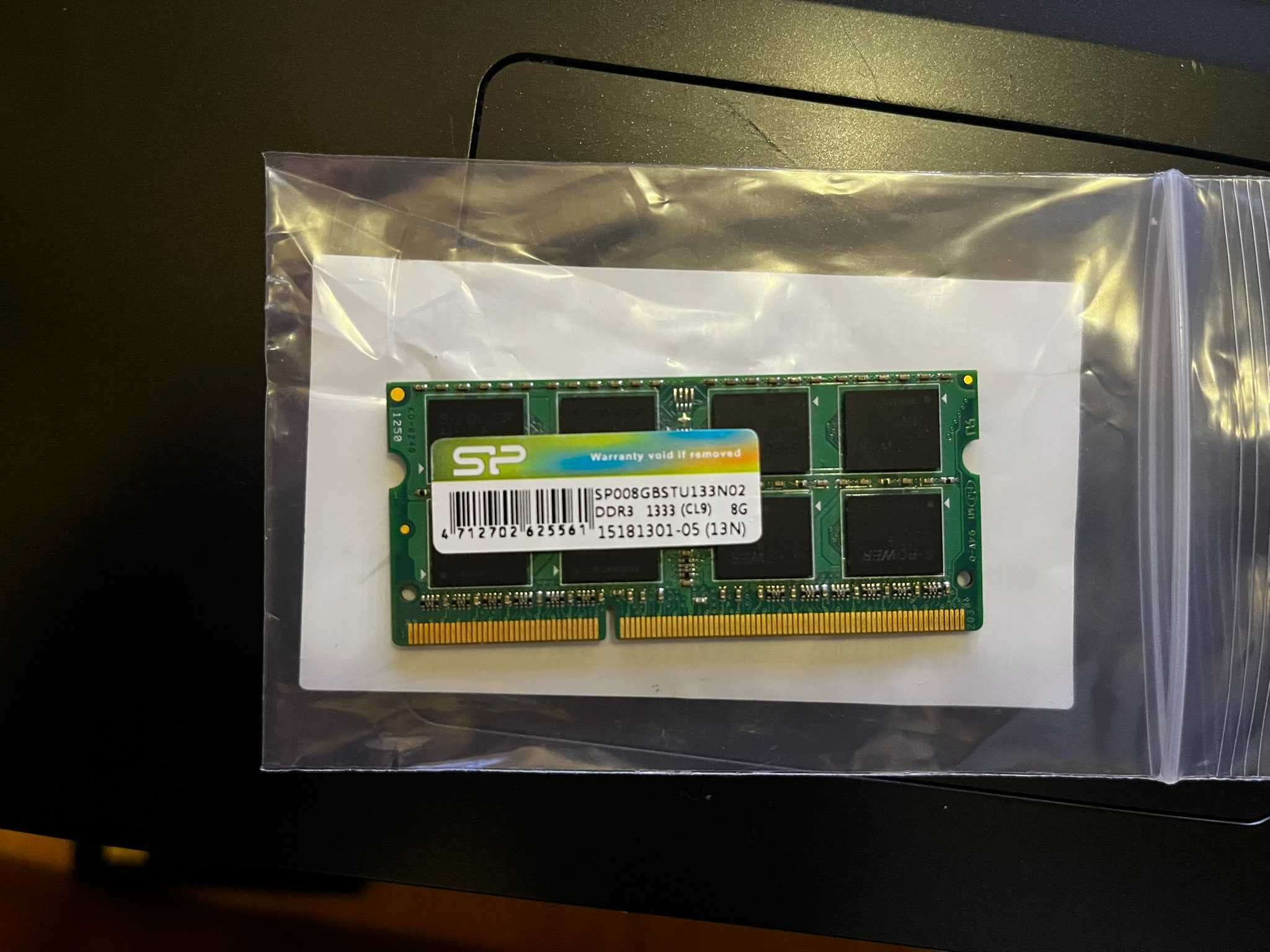 Оперативна память SP SODIMM DDR3 1333MHz (SP008GBSTU133N02)