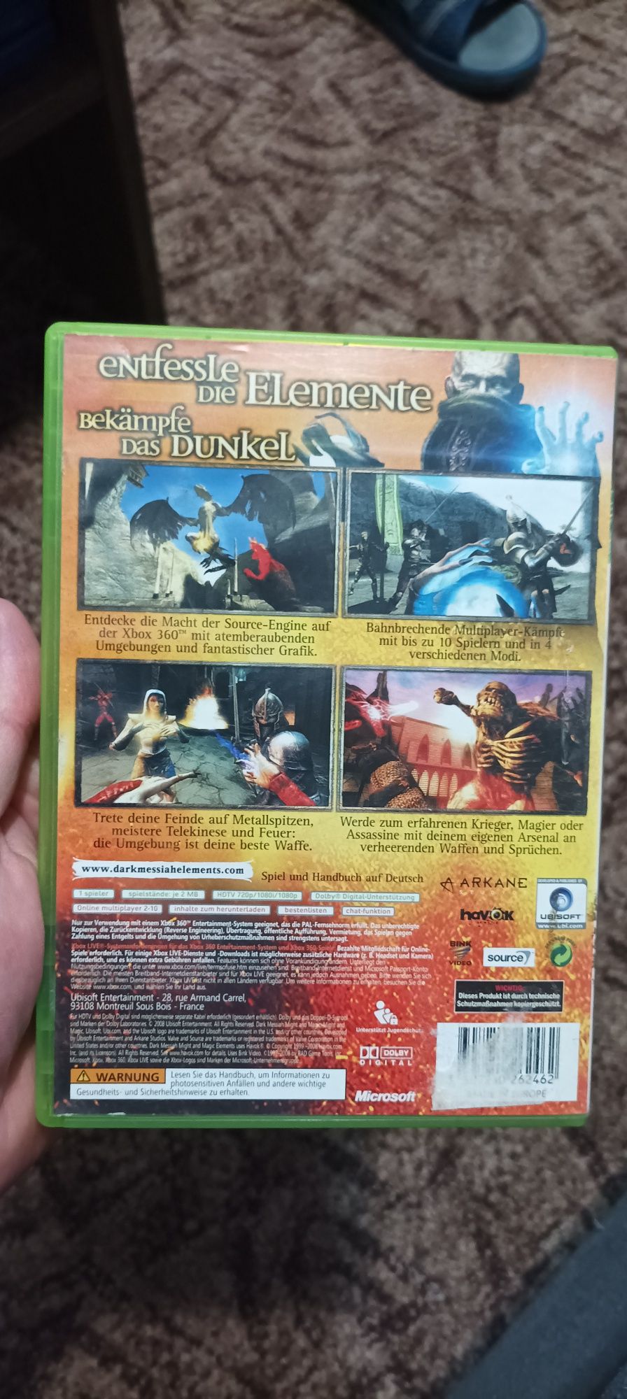 Dark messiah Xbox 360
