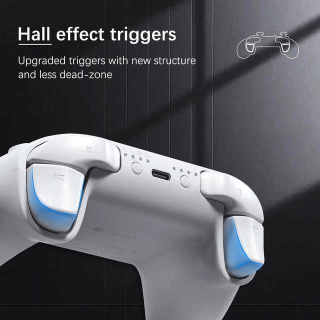 Kontroler AKNES GuliKit KK3, joysticki TMR i wyzwalacz Halla