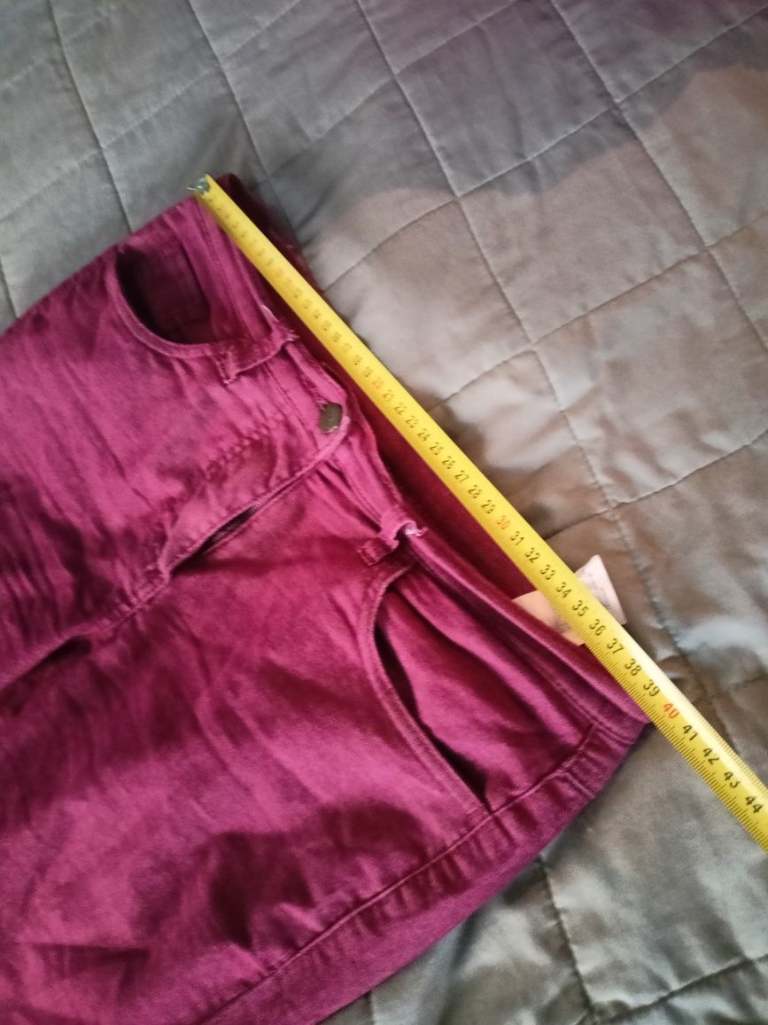 Elastyczne spodnie rurki dżinsy bon prix 40 L
