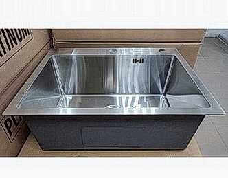 Кухонная нержавеющая мойка 60/45 см, полный комплект, Platinum