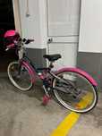 Bicicleta Btwin tamanho intermedio menina + Capacete