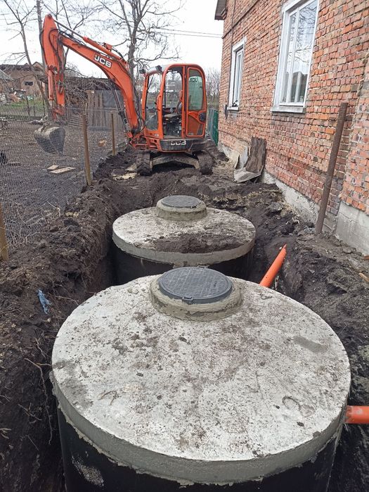 Септик каналізація під ключ водовідведення гідроізоляція дренаж