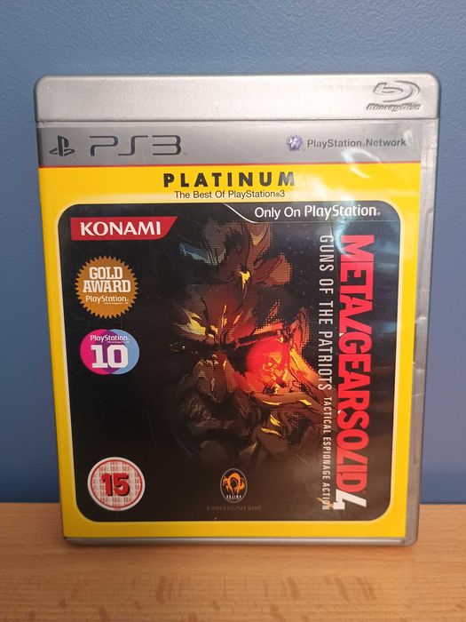 Metal Gear Solid MGS IV Guns of Patriots PS3 PlayStation 3 3XA komplet