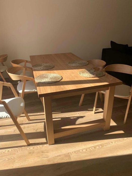 Stół Dębowy na Wymiar od Stolarza | Blaty i Komody | Lity Dąb