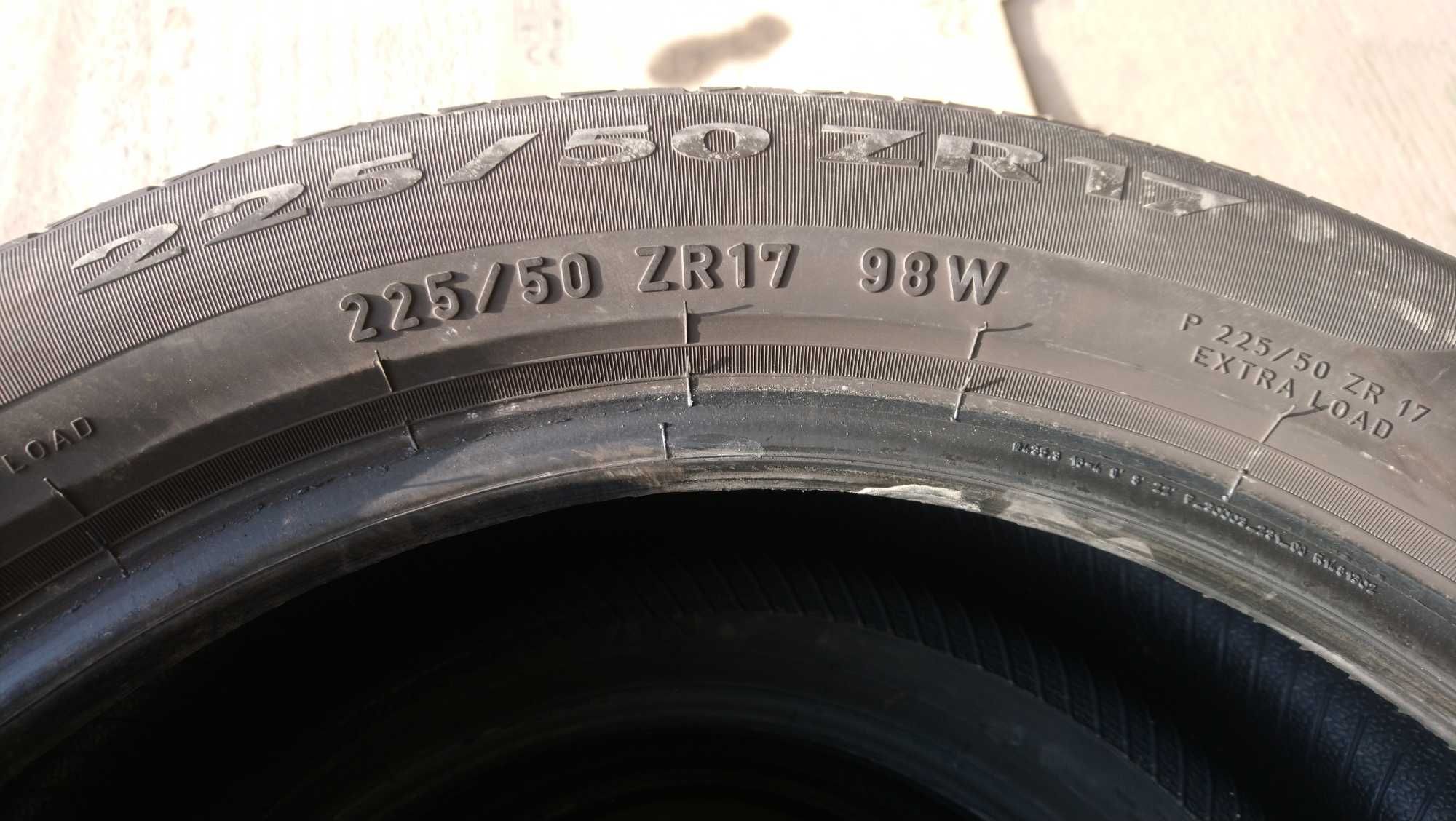 Opony 225 50 r17 letnie Pirelli cinturanto P7, 4szt