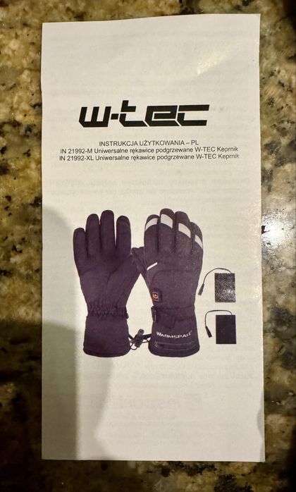 Nowe rękawice *W-tec *rękawiczki podgrzewane narciarskie motorowe