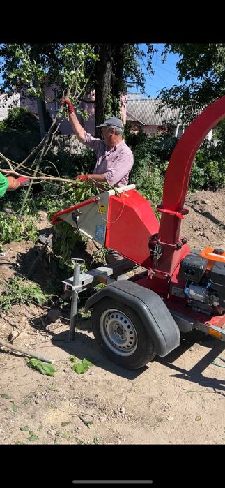 Розліснення ділянки, щепування, подрібнення гілок, зрізання дерев