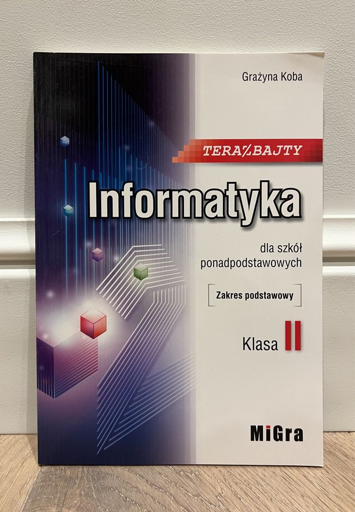 podręcznik do informatyki Terazbajty klasa 2 dla szkół ponadpodstawowy