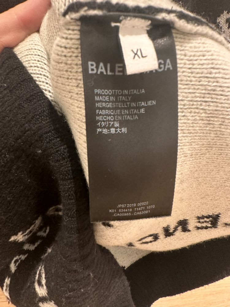 Sweter balenciaga XL