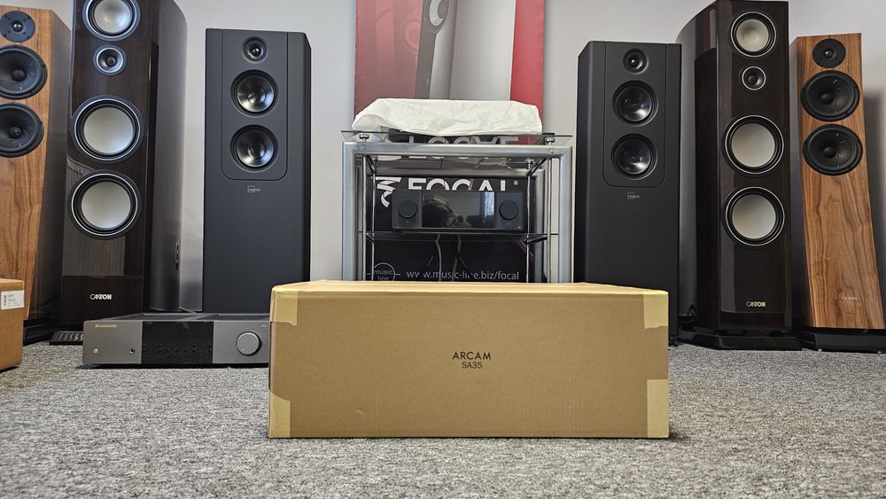 Kolumny Monitor Audio Silver 500 7g Wzmacniacz Arcam Sa35 Zestaw