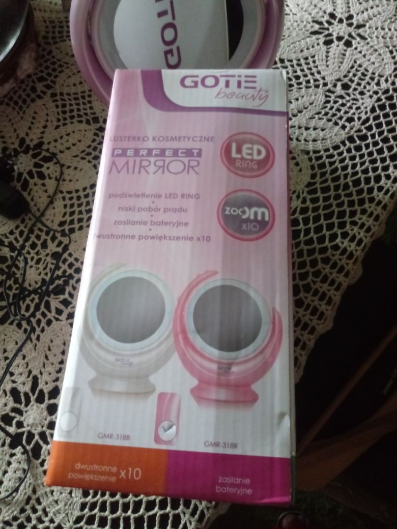 Lusterko kosmetyczne powiększające firmy Gote beauty