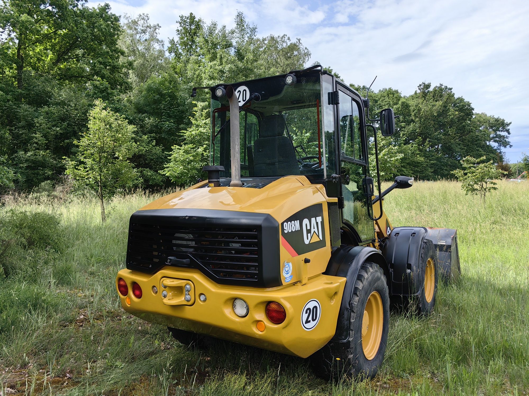 Cat 908M super stan OKAZJA 2018r sprowadzona jak cat 907 906 volvo l30