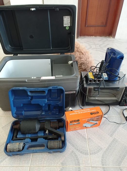 Frigorífico, chave desmultiplicadora, etc