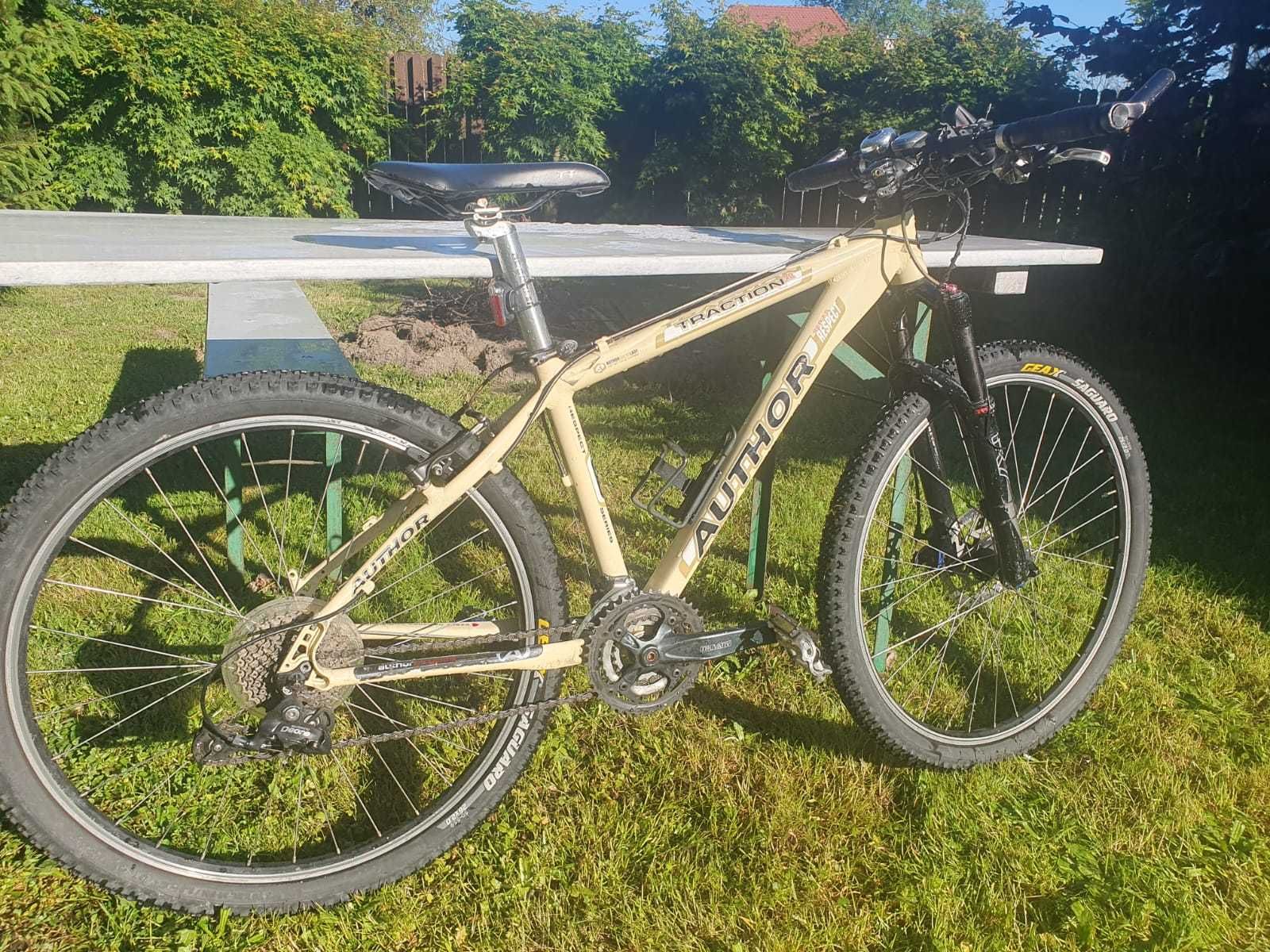 Rower Author MTB z super osprzętem (Deore XT, Manitou)