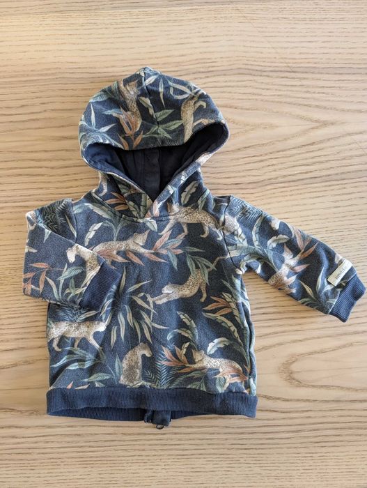 Bluza z kapturem rozpinana z tyłu Newbie rozmiar 62