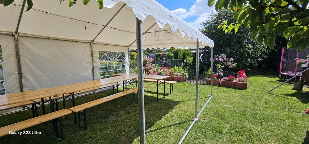 Wynajem namiotów i pawilonów imprezowych