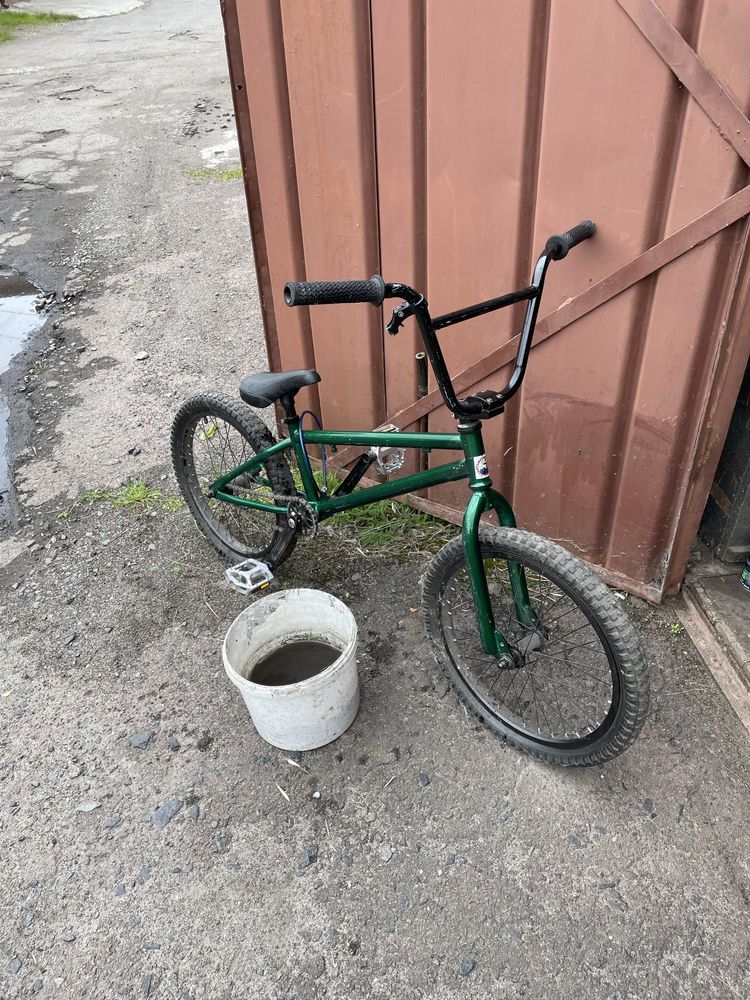 велик bmx 5 зеленый бмх бэмик
