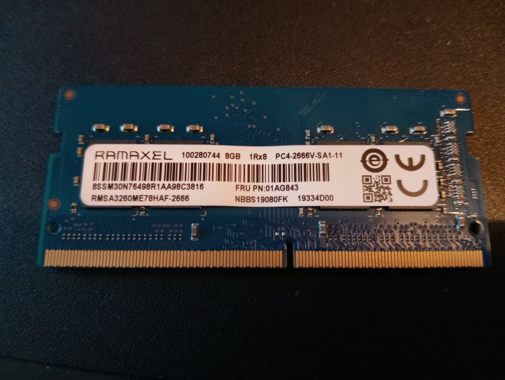 Оперативна пам'ять для ноутбука Ramaxel DDR4 - 2666