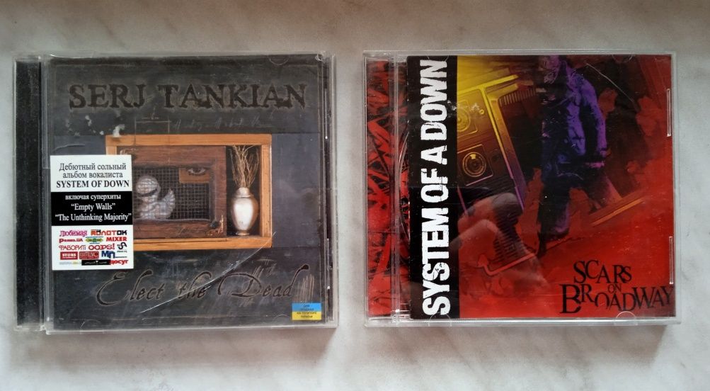 System of a down. scars of broadway, Serj Tankian сольник, CD.