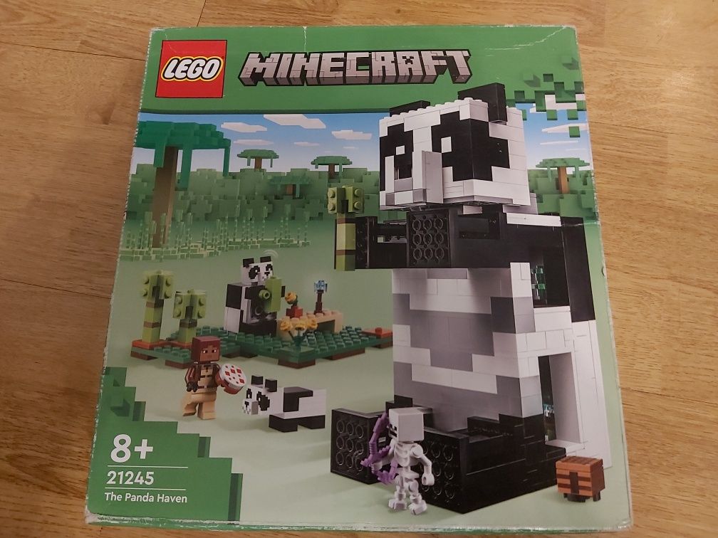 Klocki LEGO Minecraft - Rezerwat pandy 21245 nowe