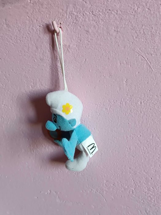 Kolekcjonerska maskotka / brelok / zawieszka SMERF Laluś 11 cm