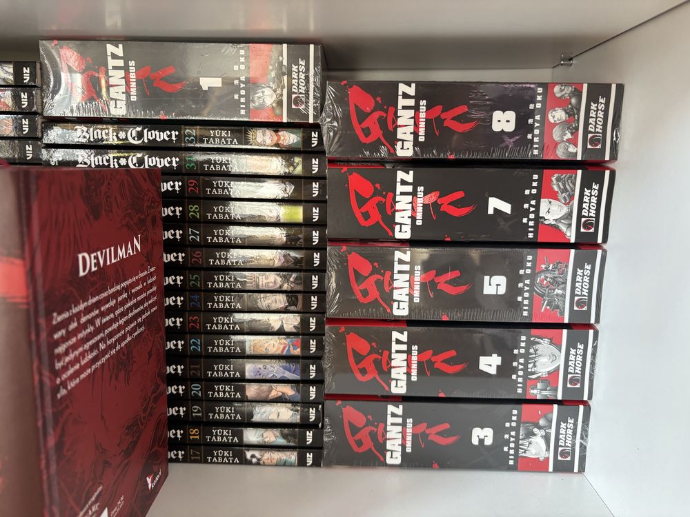 gantz omnibus manga 6 tomów angielski english po angielsku