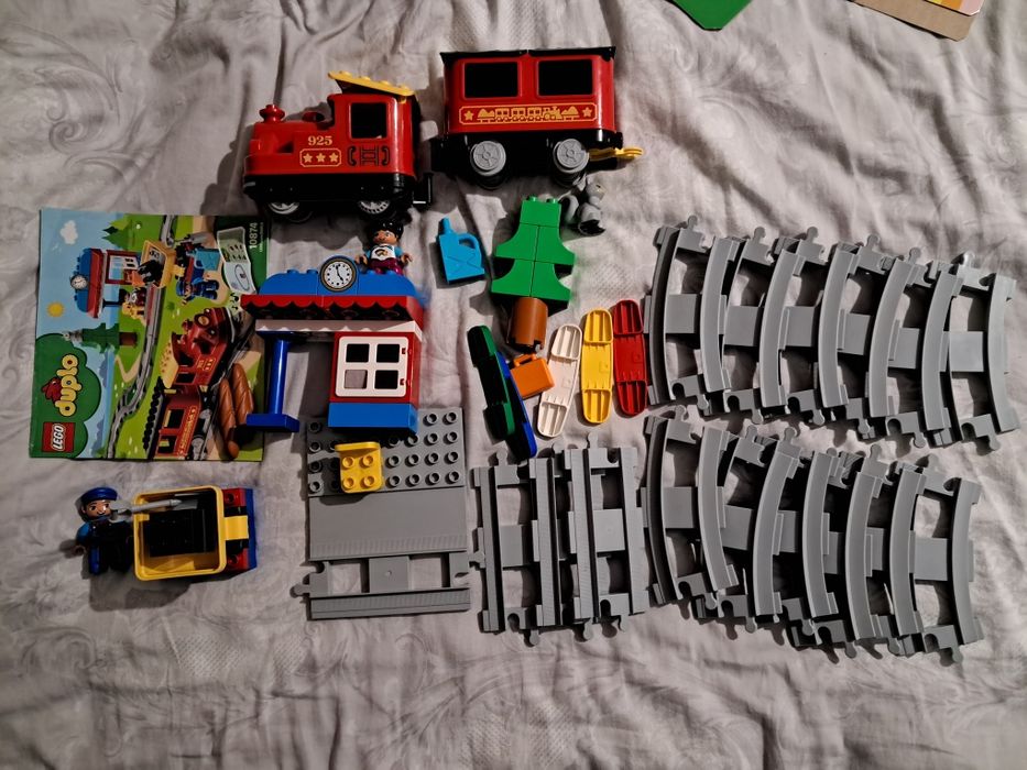 10874 lego duplo pociąg parowy