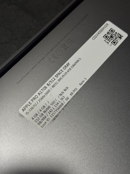 Macbook pro apple 13 2017