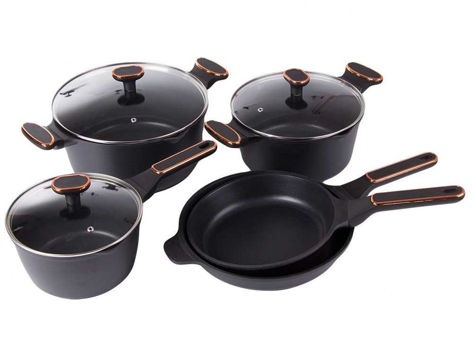 HIT Zestaw Garnków i Patelni - Indukcja - 8 Elementów