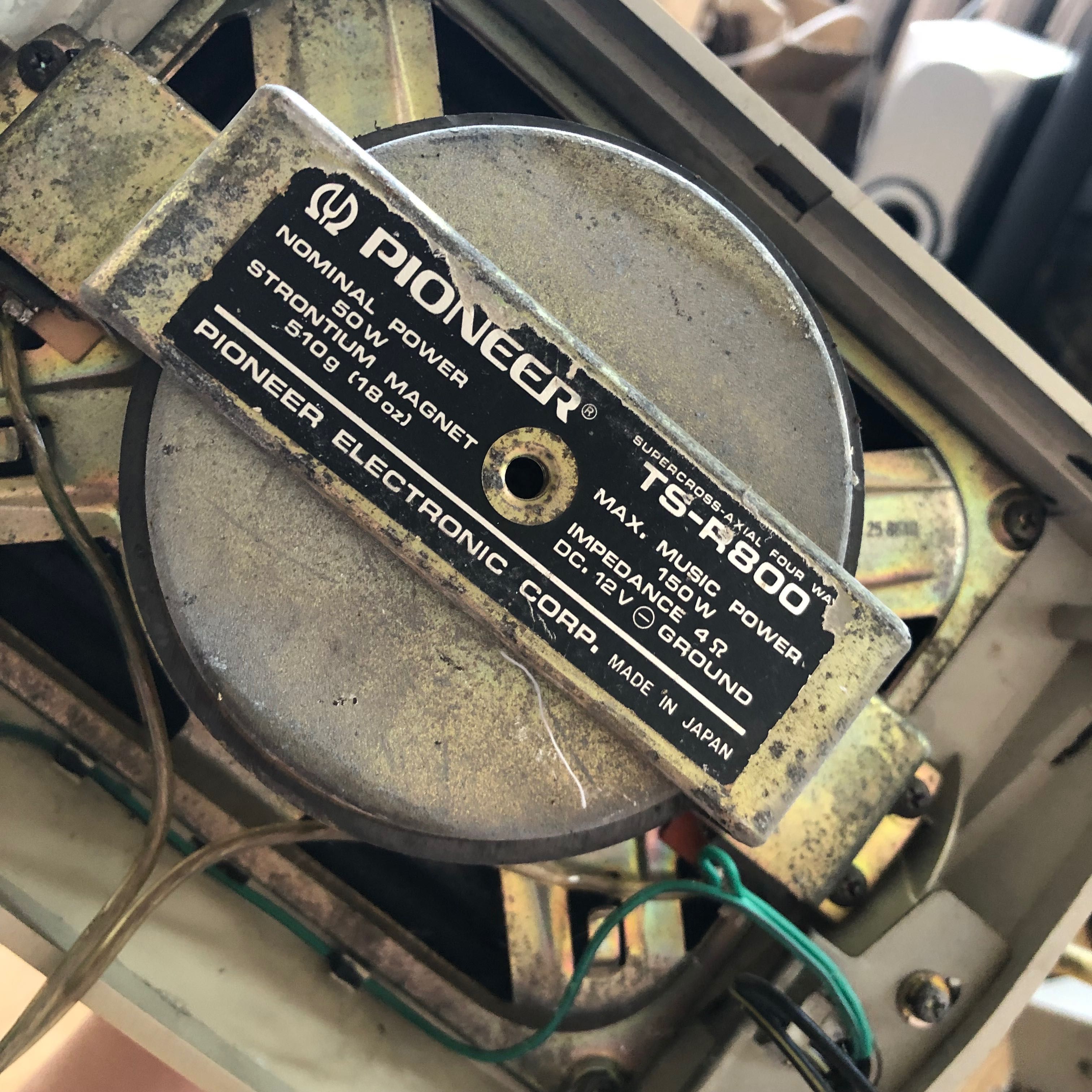 JDM олдскульные старые колонки динамики Pioneer Clarion Carozzeria