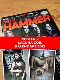 Metal Hammer 2012 - Behemoth, Plakaty: Kalendarz 2012 i Lacuna Coil