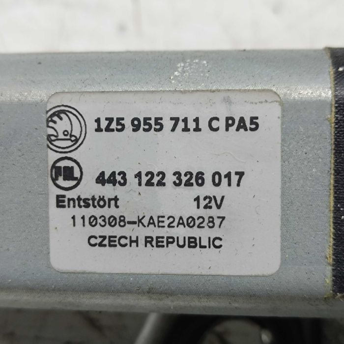 Silnik silniczek wycieraczki szyby tylnej Skoda Octavia 2 1Z5955.711C