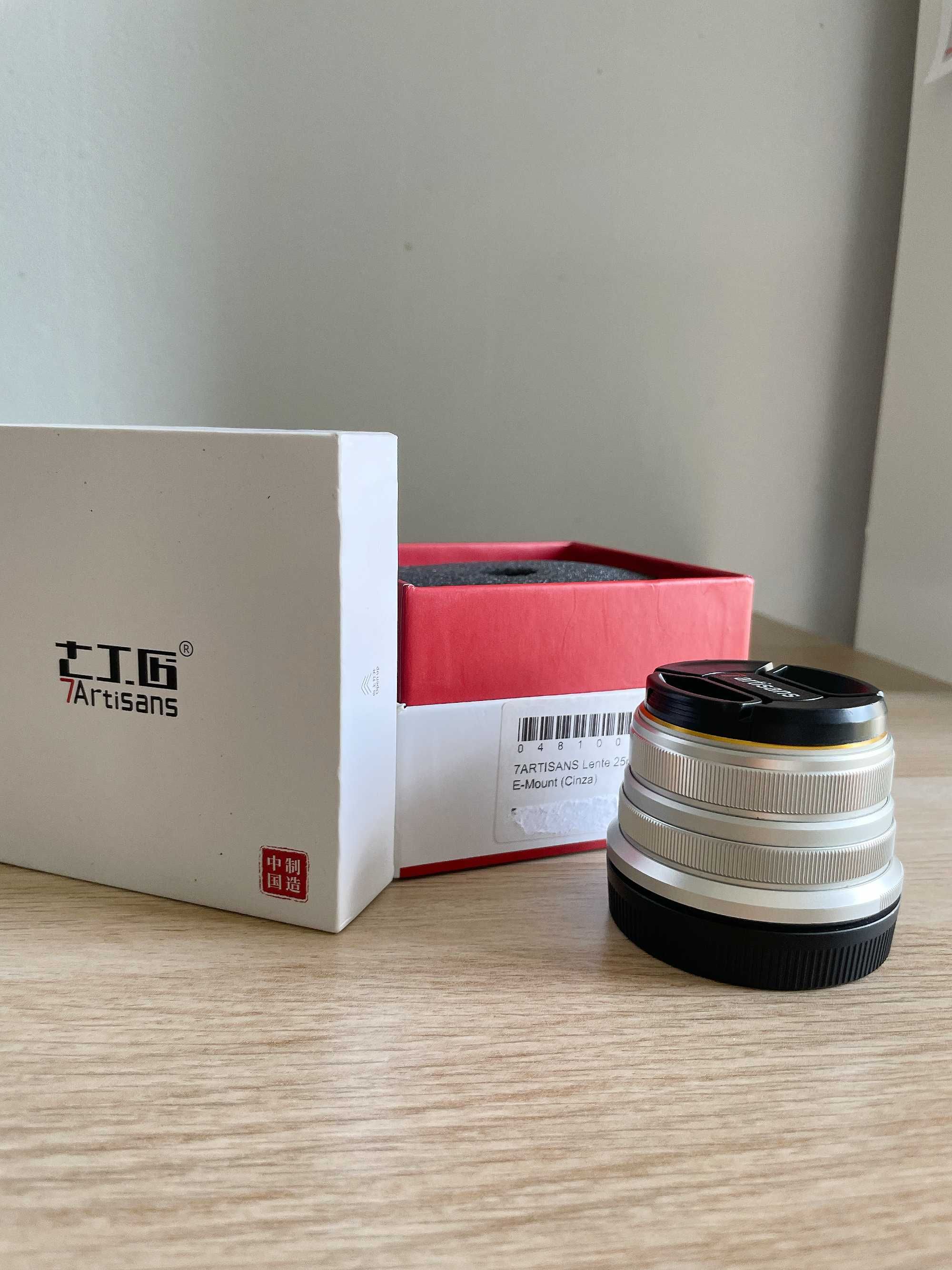 7artisans Lente 25mm f/1.8 p/ Sony E-Mount (Cinza)