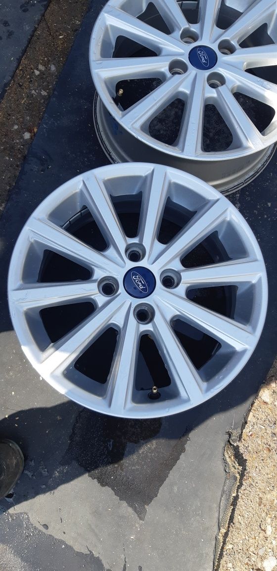 Alufelgi Ford Fiesta mk 7 8 16" 4x108 oryginalne czujniki