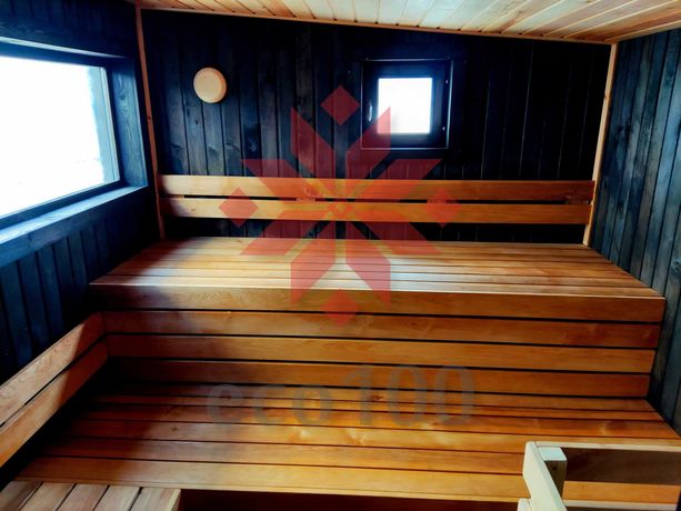 Sauna ogrodowa Nowoczesna Sauna premium LOFT 6m. OD RĘKI.Agroturystyka