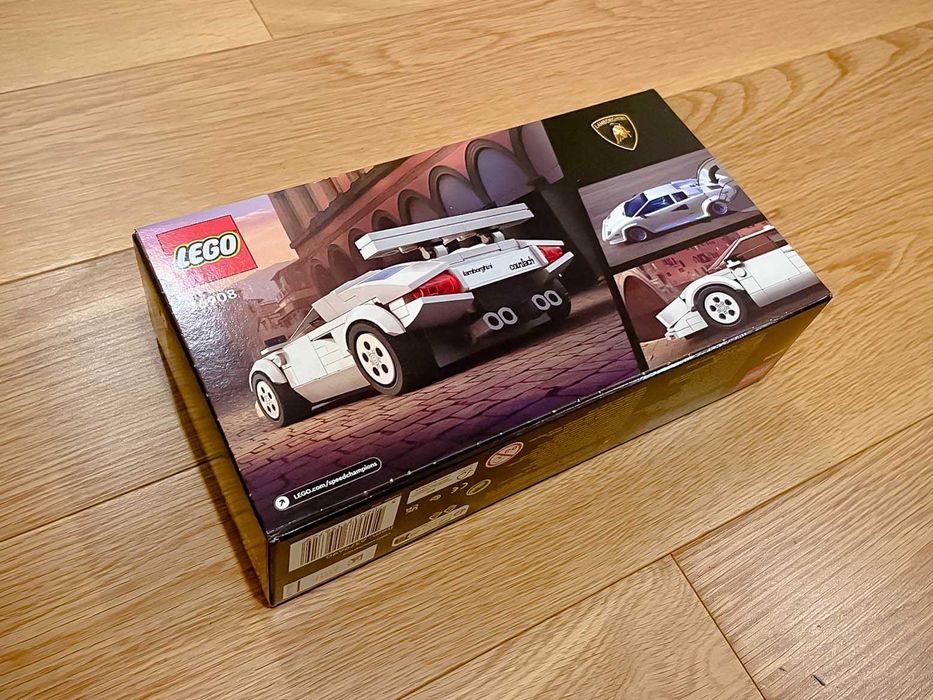 LEGO 76908 Speed Champions Lamborghini Countach (novo e selado)