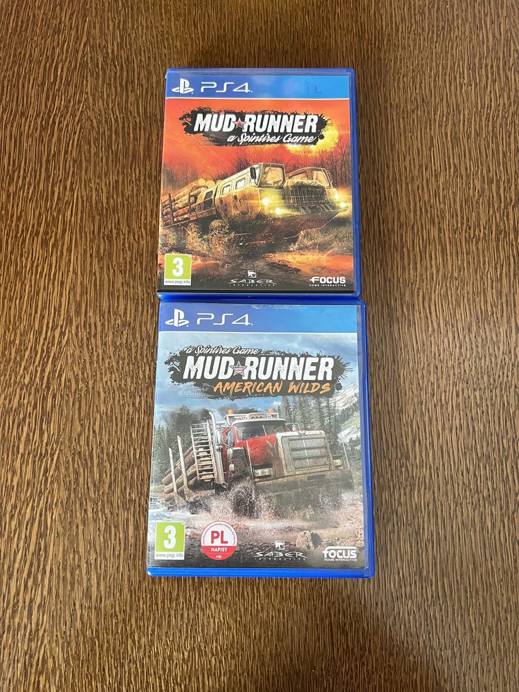 PlayStation Ps 4 Ps 5 Mud Runner Sprintires Game, American Wilds! Wymi