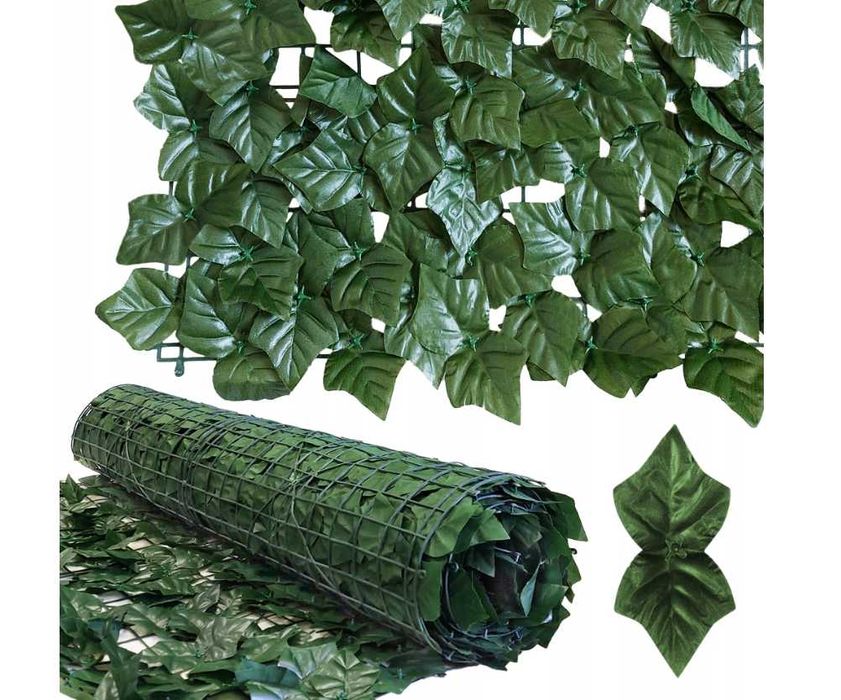 OKAZJA !!! Sztuczny bluszcz ŻYWOPŁO na balkon 3M siatka osłona mata