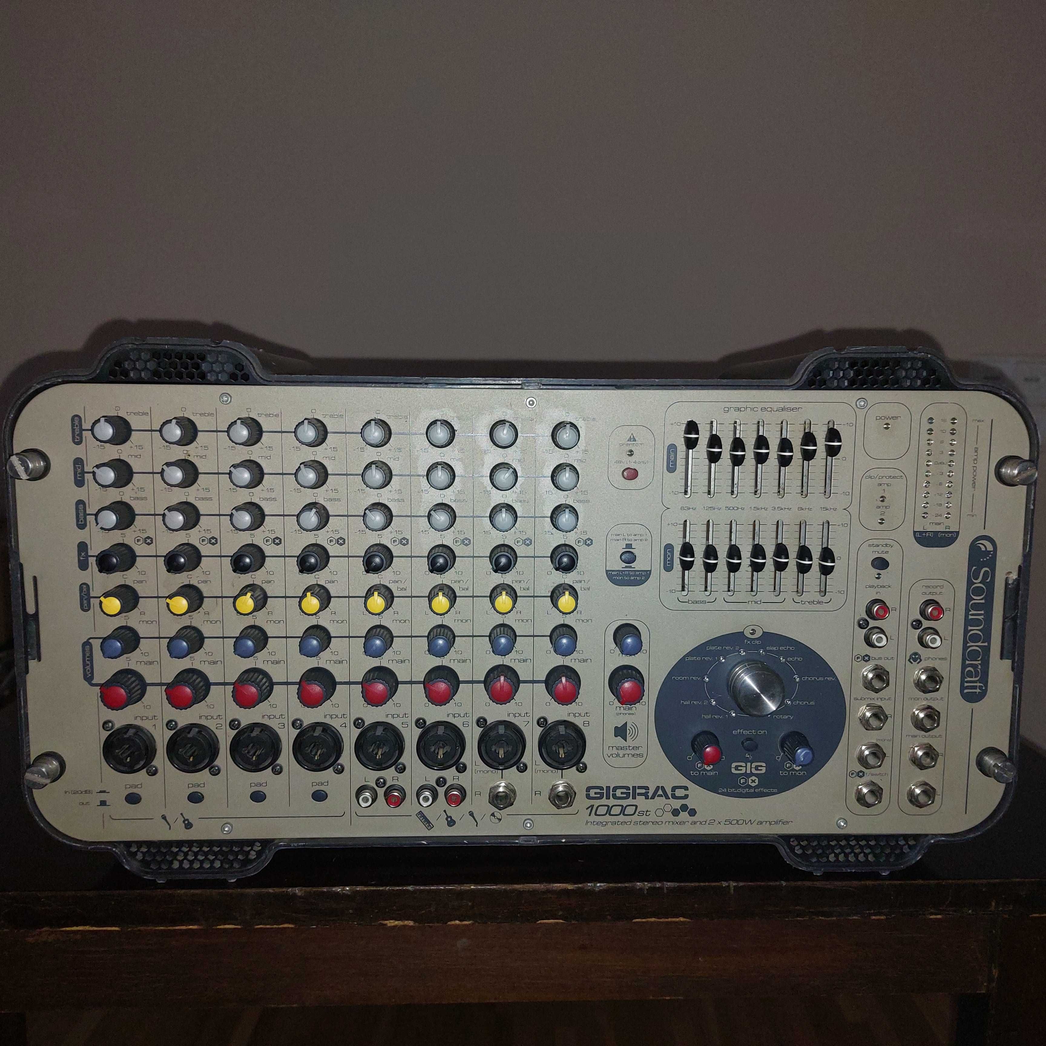 Powermikser Soundcraft Gigrac1000-2x500Watt