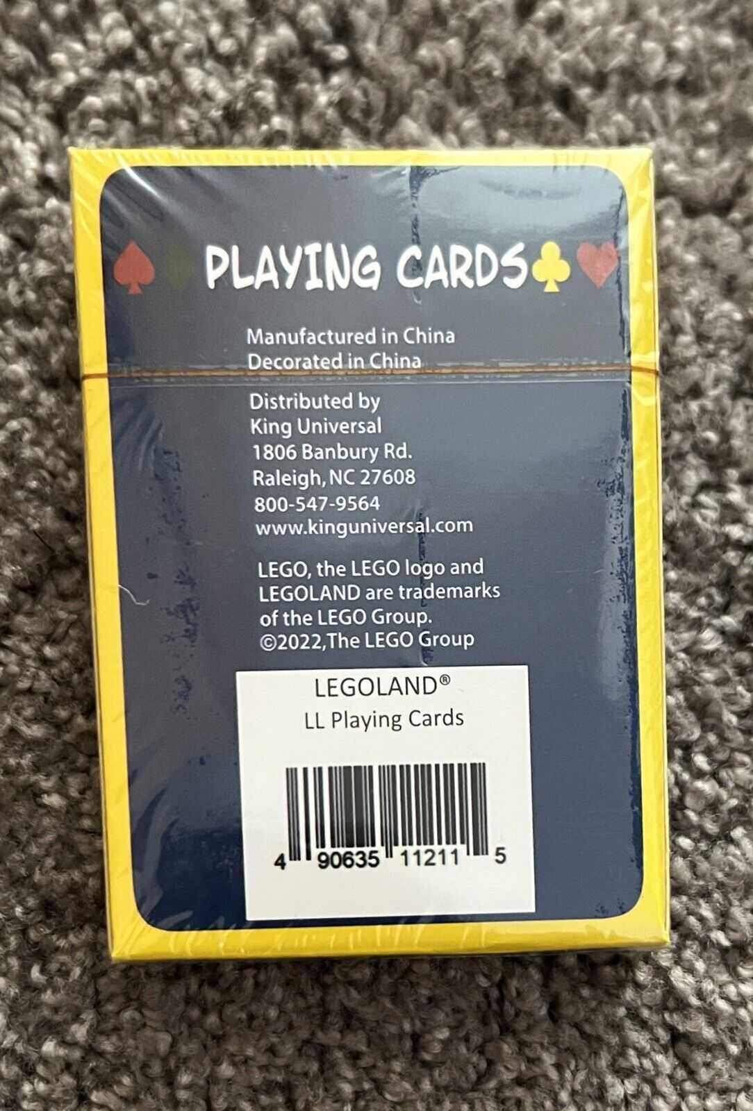 Baralho de Cartas Legoland: Novo, Exclusivo