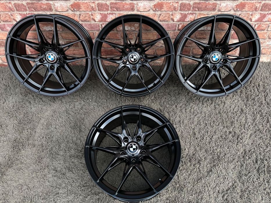 Nowe czarne alufelgi 18 BMW 5x120 felgi 8j ET35 F10 Z3 Z4 E46 X1 X3 E83 F25 E90 F30 F34 GT F01 F12 F20 E87 E60 xDrive Opel Insignia JR44 JR21 Haxer HX036 Styling M Pakiet Forzza Oregon